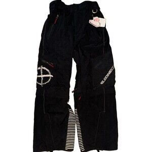 Slednecks Snowmobile Cargo Pants XS Black Convertible Zip Off Knee Insulated